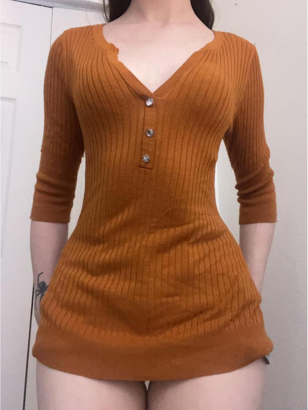 fitted henley top